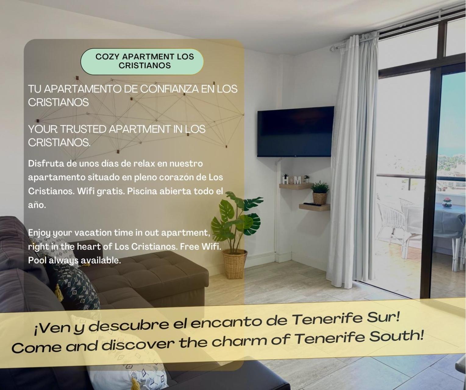 Cozy Apartament Los Cristianos Arona  Dış mekan fotoğraf